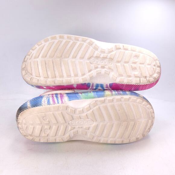 Crocs Classic Casual Slip On Comfort Mule Clog Womens Size 11 Mens 9 Multicolor - Picture 7 of 9